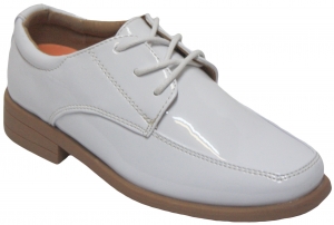 BOYS DRESSY SHOES (2342306-1) WHITEPAT